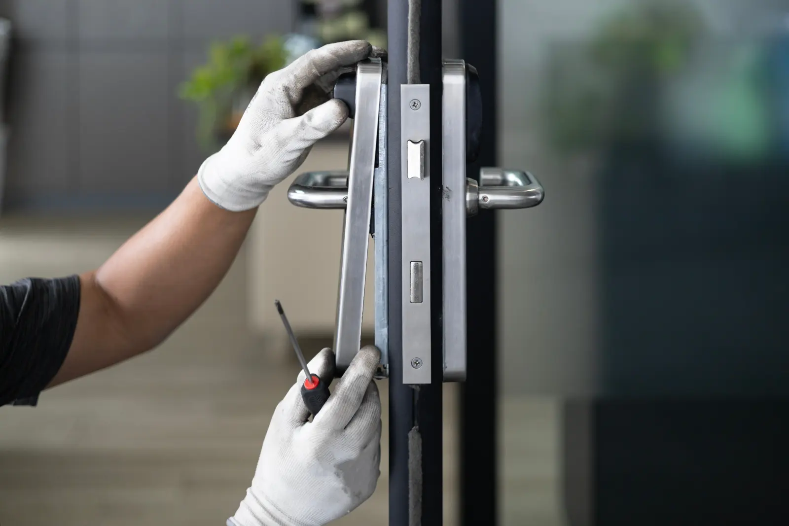 Ouverture d’une porte par un serrurier